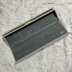 SEIKO CREDO Watch/Jewerly Gray Velvet Box 9.90x3.10x1.75inches